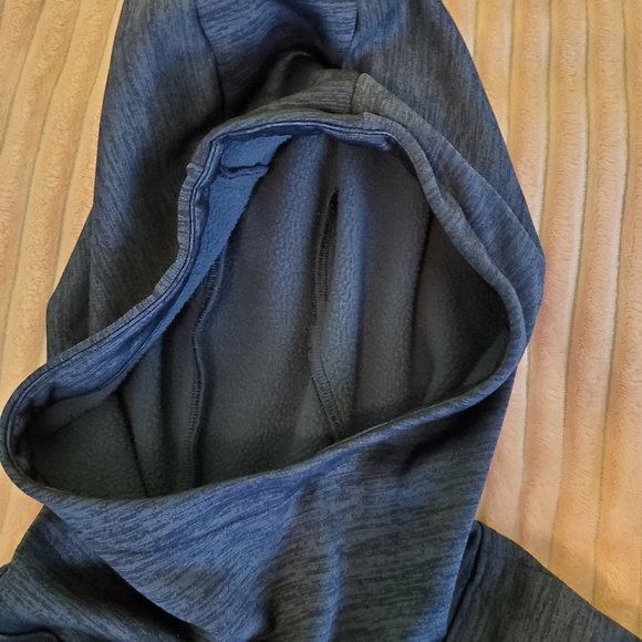 Under Armour Loose Fit Coldgear Funnel Neck Hoodie with Pockets Fleece Lined - Picture 6 of 8
